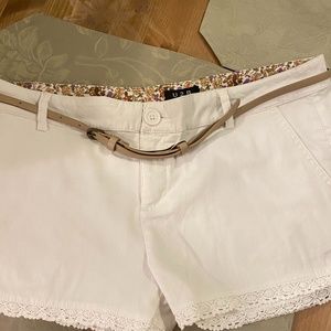 Urban Basics white Short Shorts